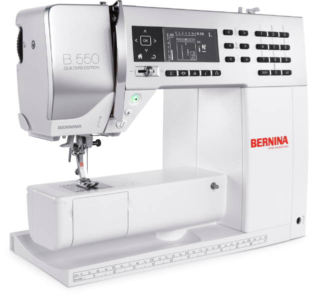ベルニナ 550 QE―機能性たっぷりのマルチタレント - BERNINA